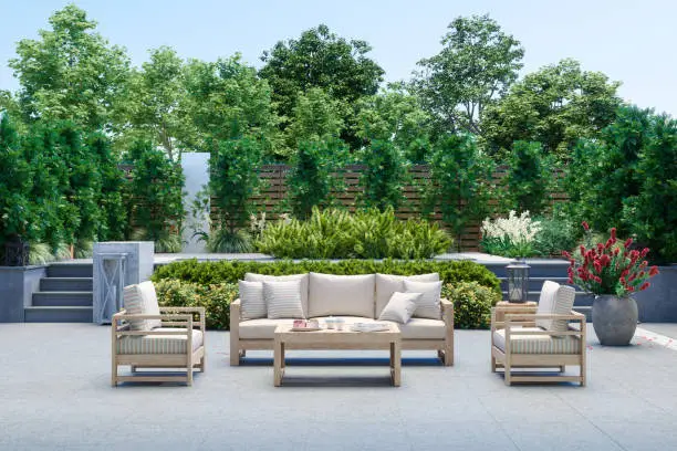 tuin op het oosten